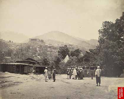 Bhaderwah fort in 1868 (Source: British Library Pictures)